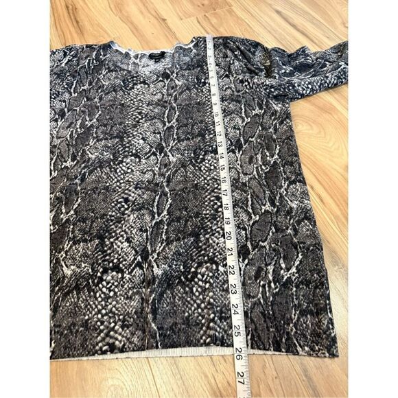 Talbots wool Sweater pullover snake print sz 1X - Picture 6 of 6